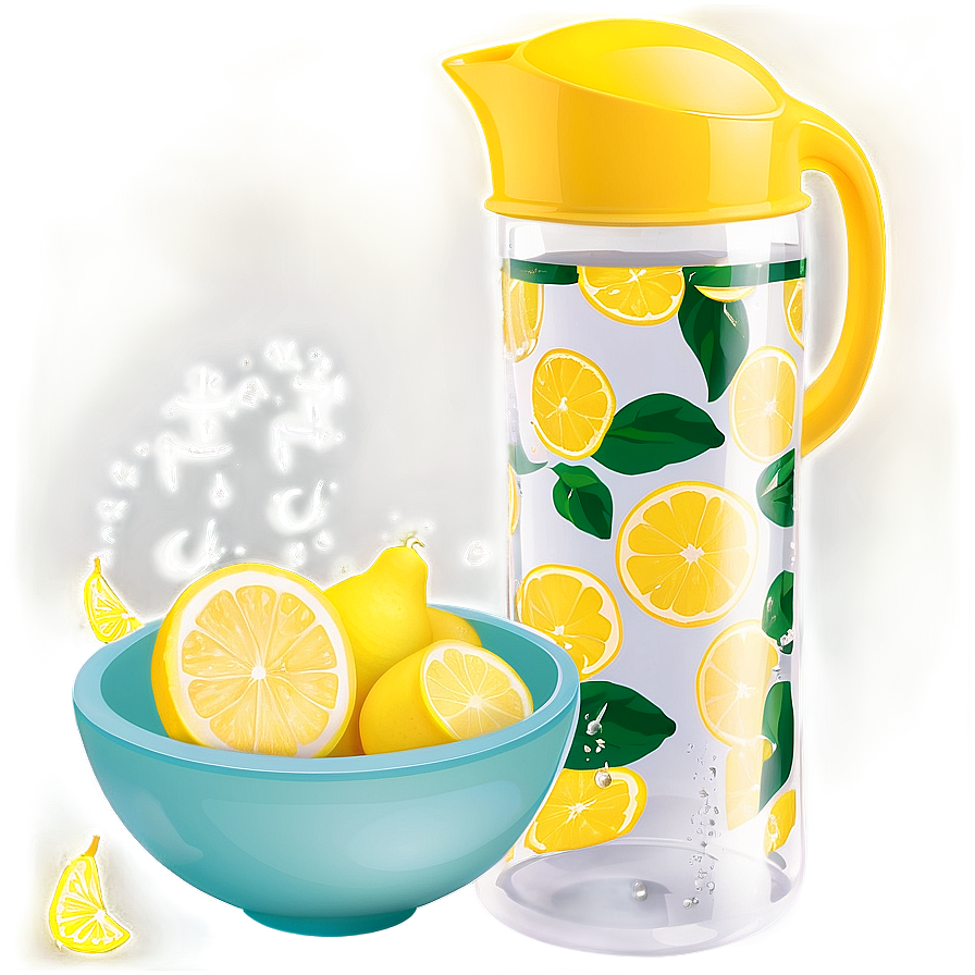 Lemonade Party Pitcher Png 05252024