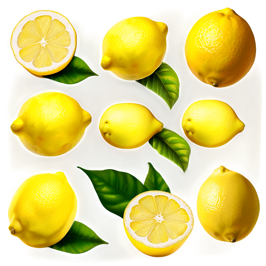 Lemons Drawing Png 06122024