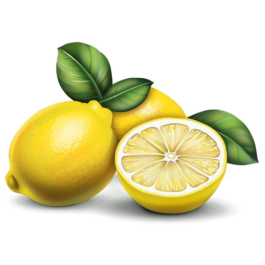 Lemons Illustration Png Fas97