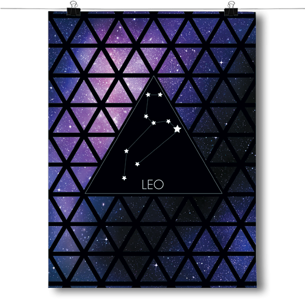 Leo Constellation Art Print