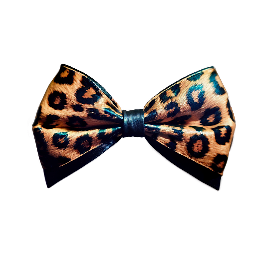 Leopard Print Cheer Bow Png 06212024