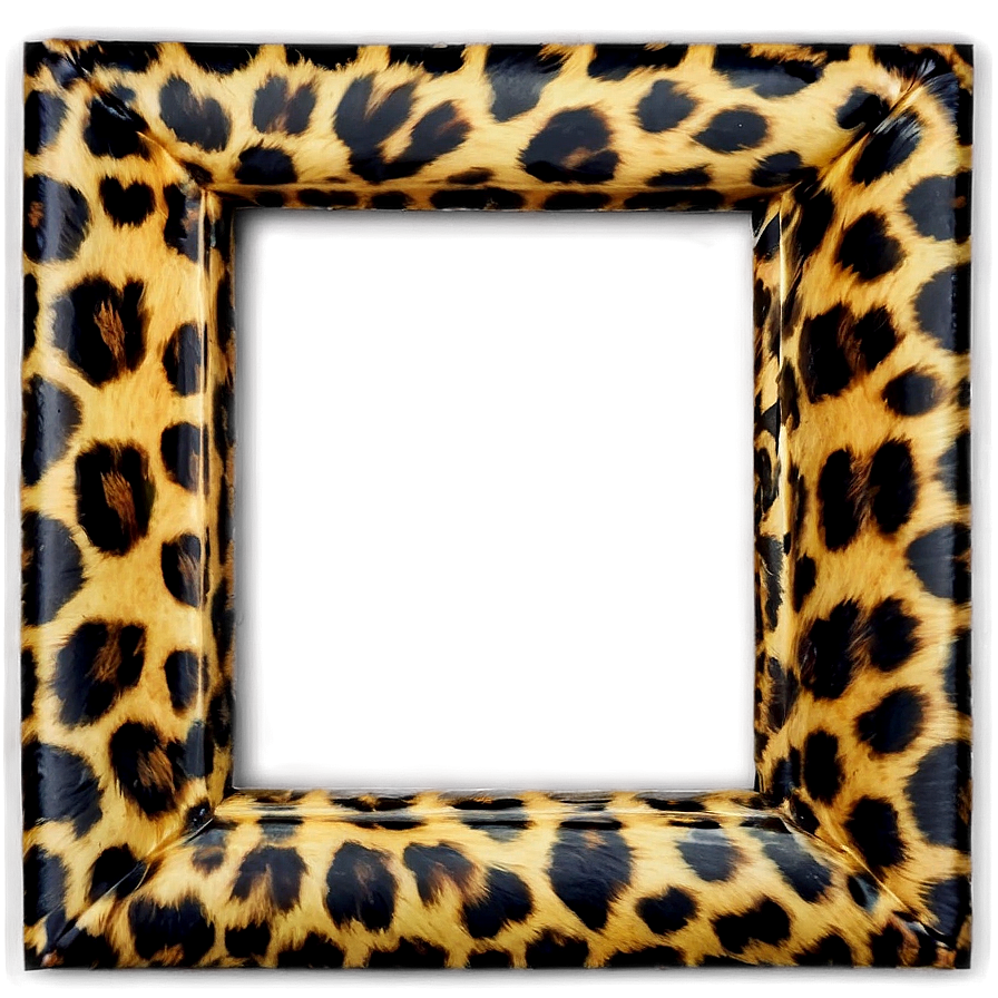 Leopard Print Frame Png 05212024