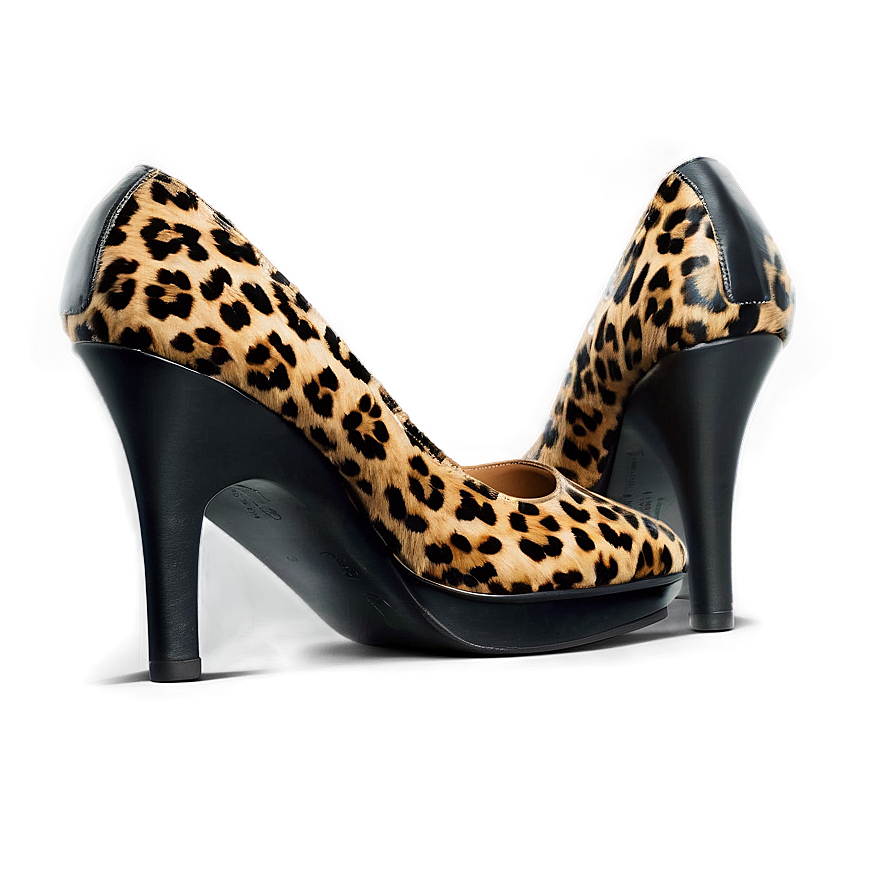 Leopard Print Heel Png 25