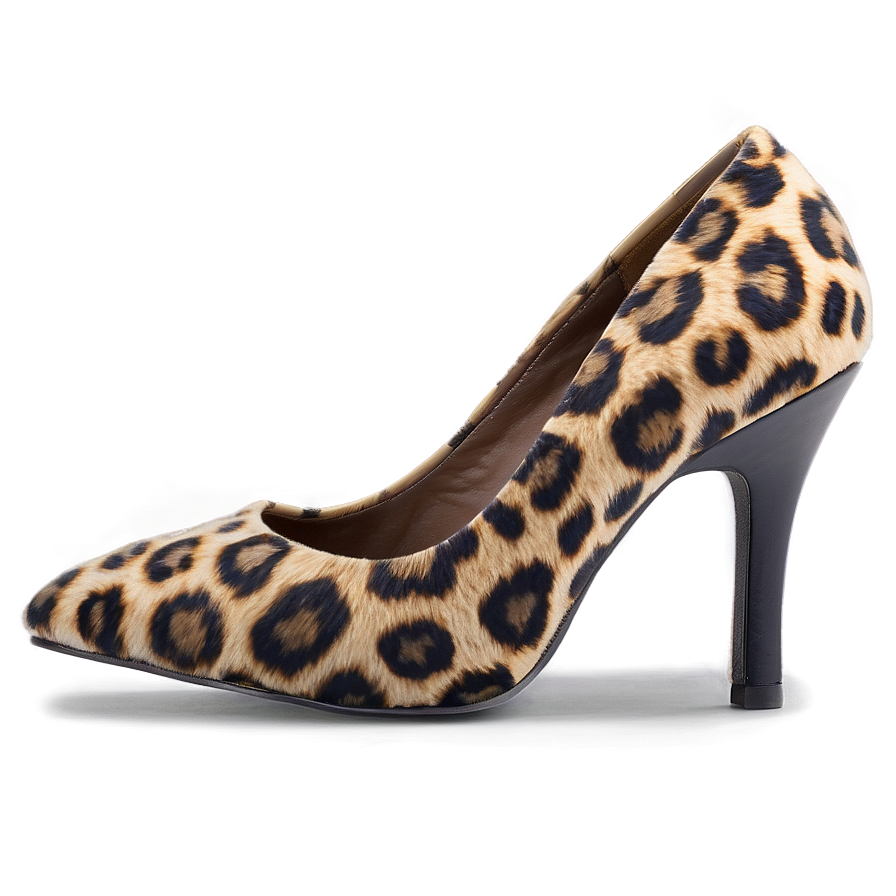 Leopard Print Heel Png 87