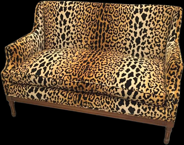 Leopard Print Loveseat Furniture