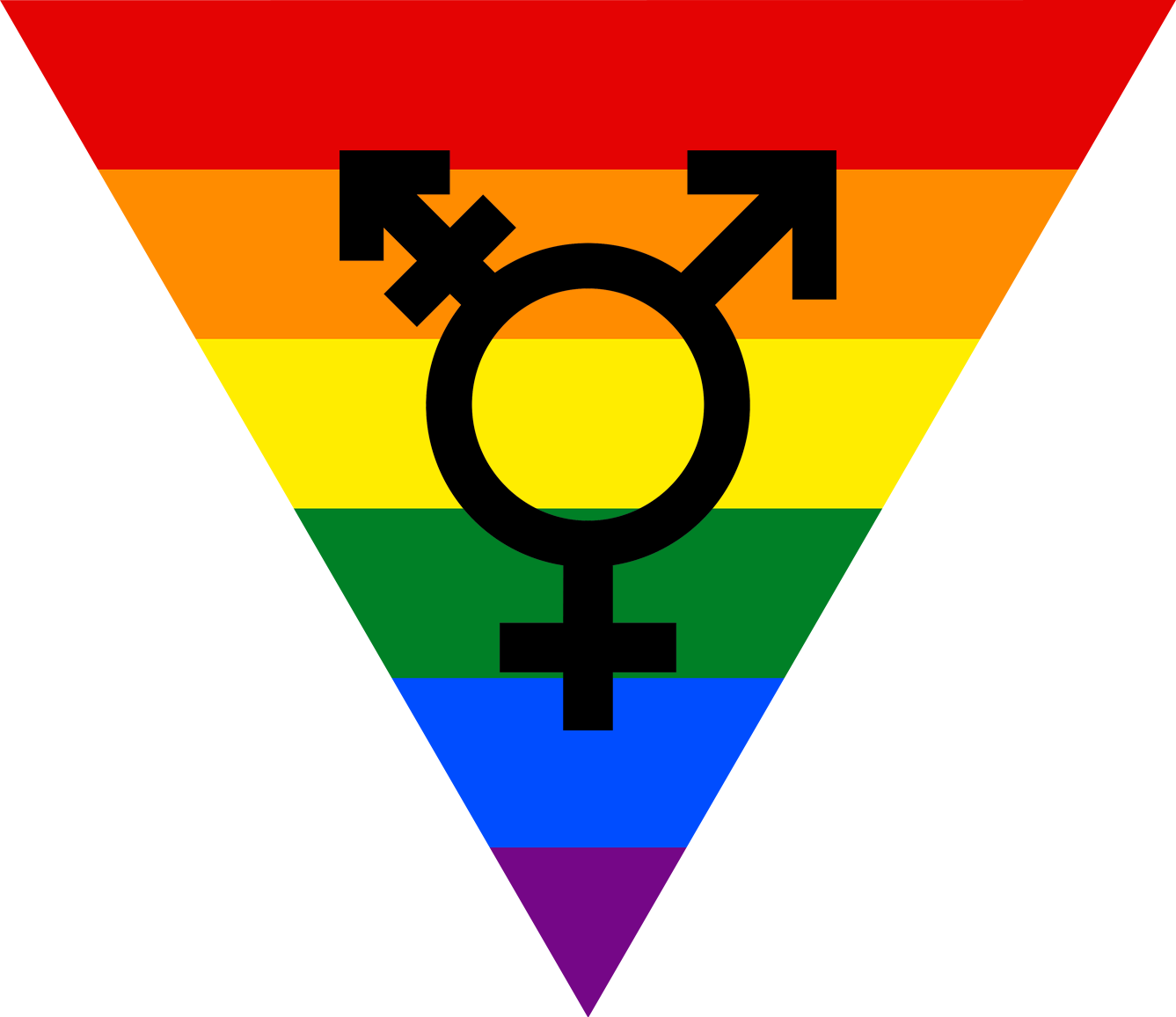 Lesbian Pride Flagwith Symbols