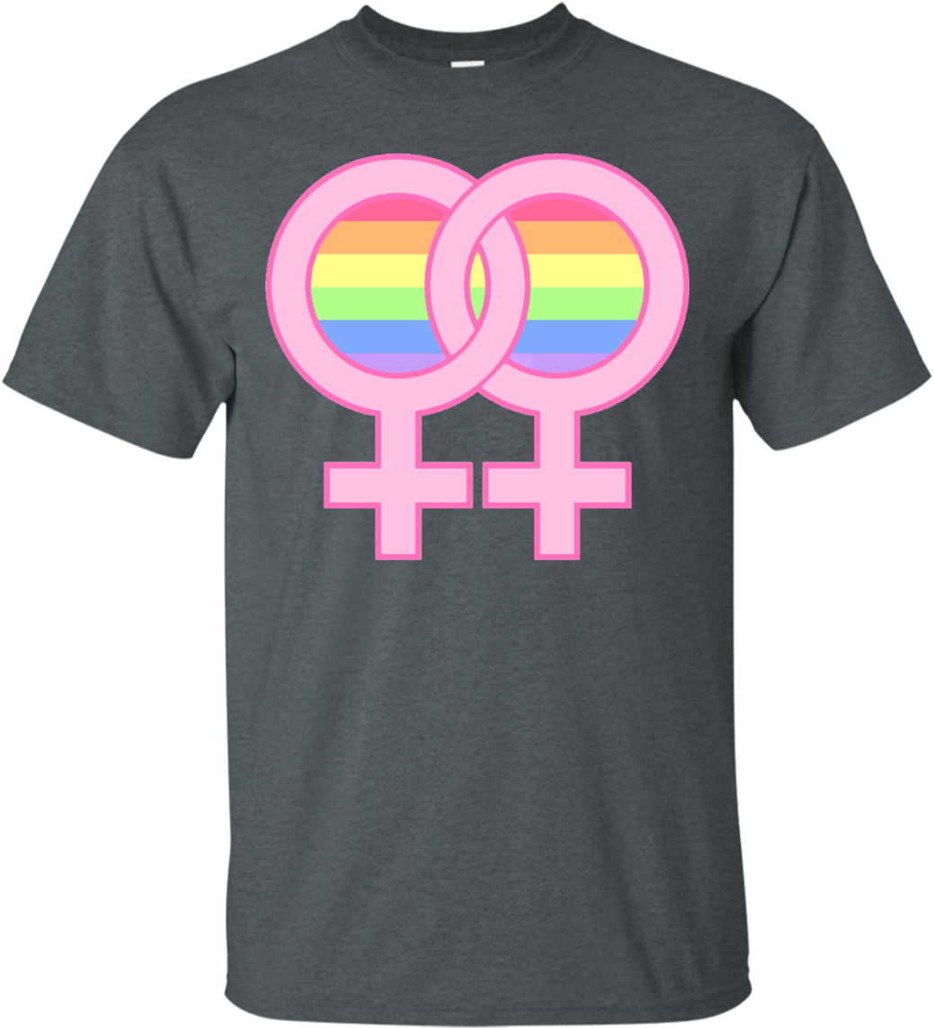 Lesbian Pride Interlocked Symbols Shirt