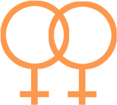 Lesbian Symbol Graphic