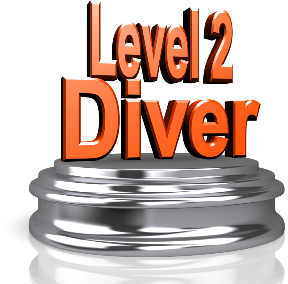 Level2 Diver Certification Badge