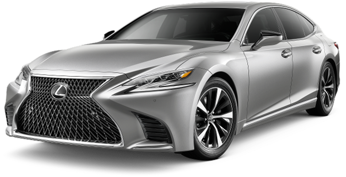 Lexus Luxury Sedan Silver Profile