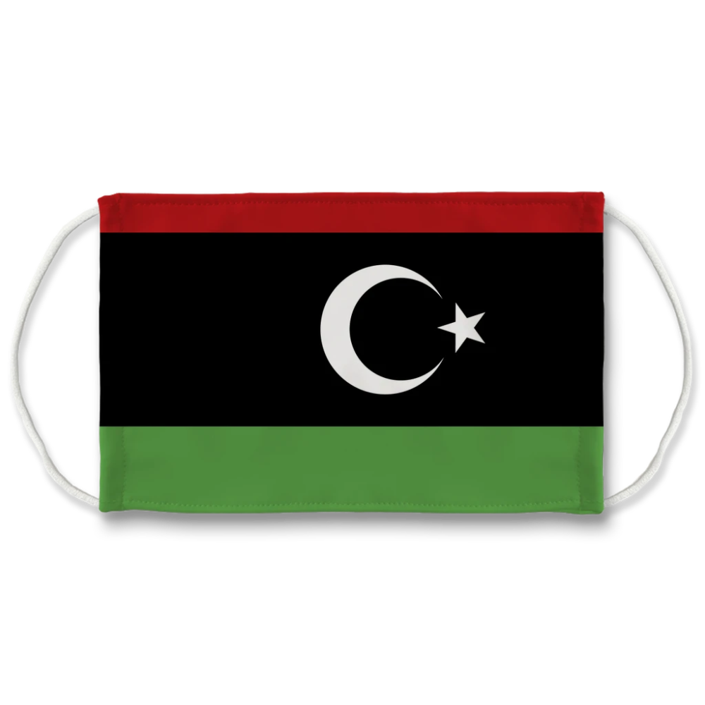 Libyan Flag Face Mask