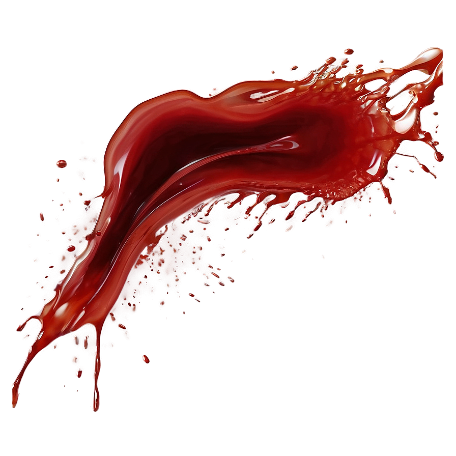 Life's Sanguine Fluid: Blood Splash Art Png 04302024