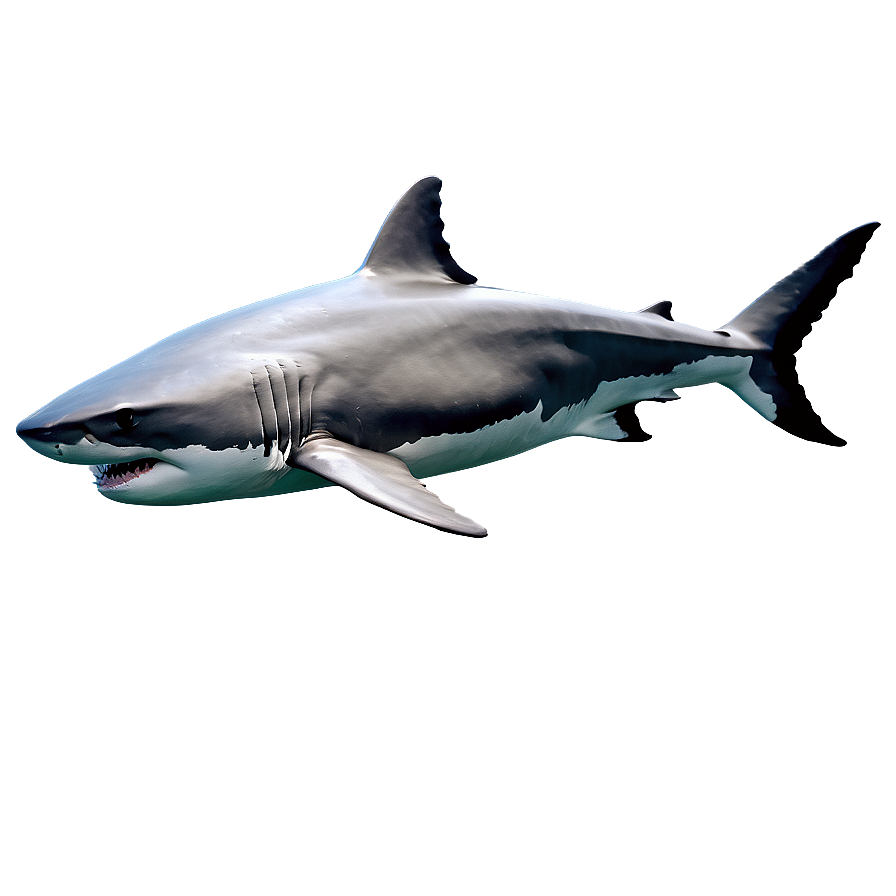 Lifelike Great White Shark Png 06122024