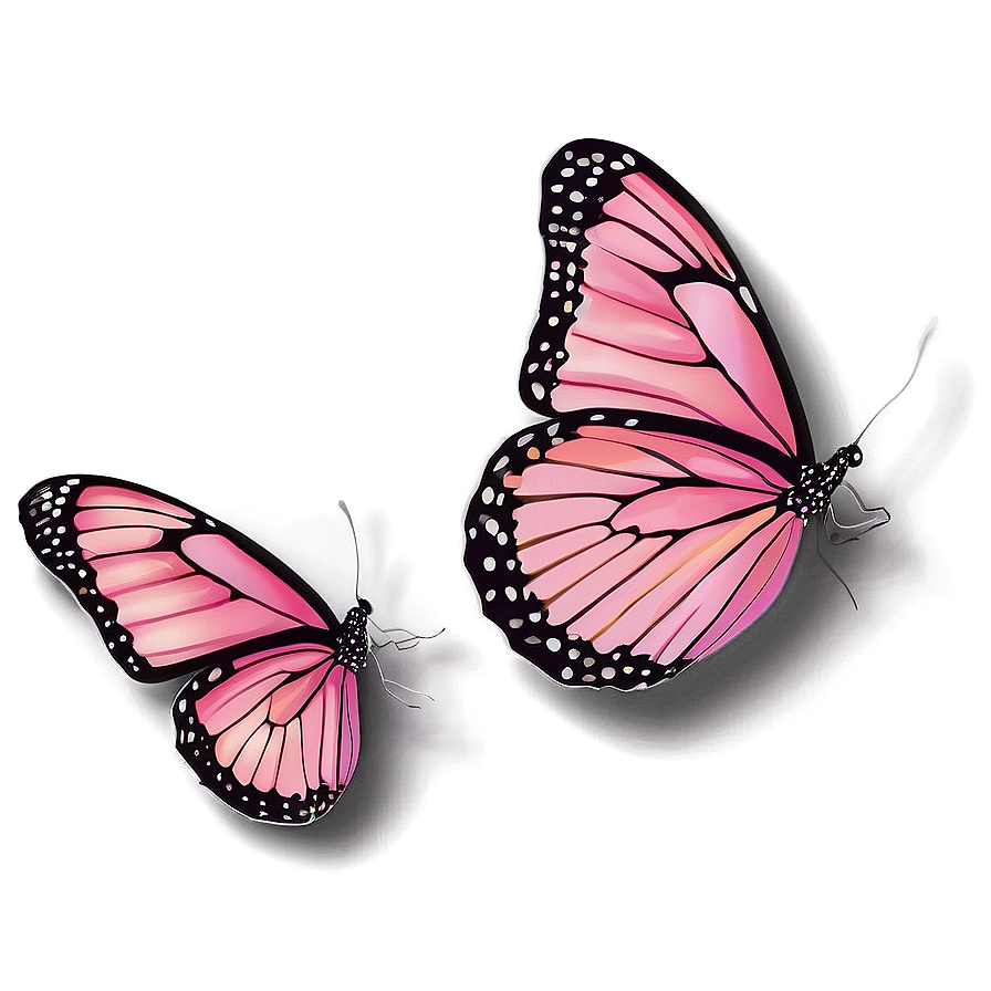 Lifelike Pink Butterfly Png 06212024