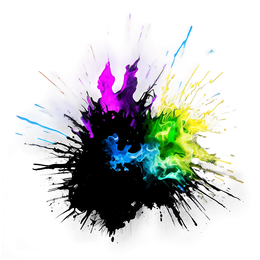 Light Paint Splash Png 3