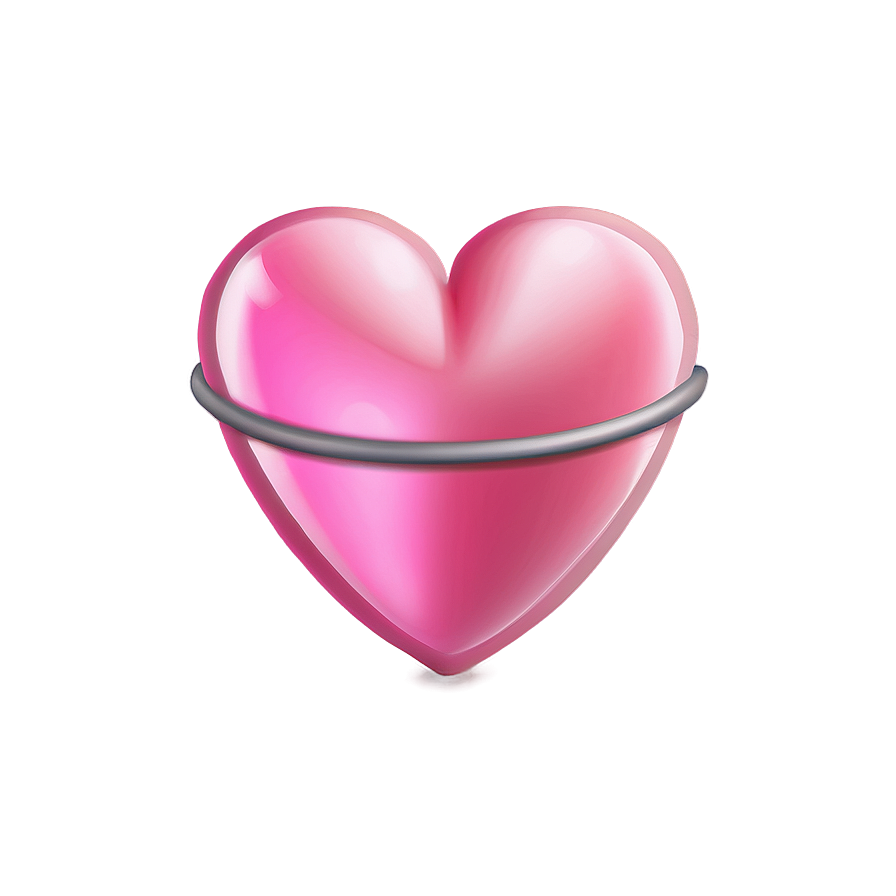 Light Pink Heart Emoji Png Dte