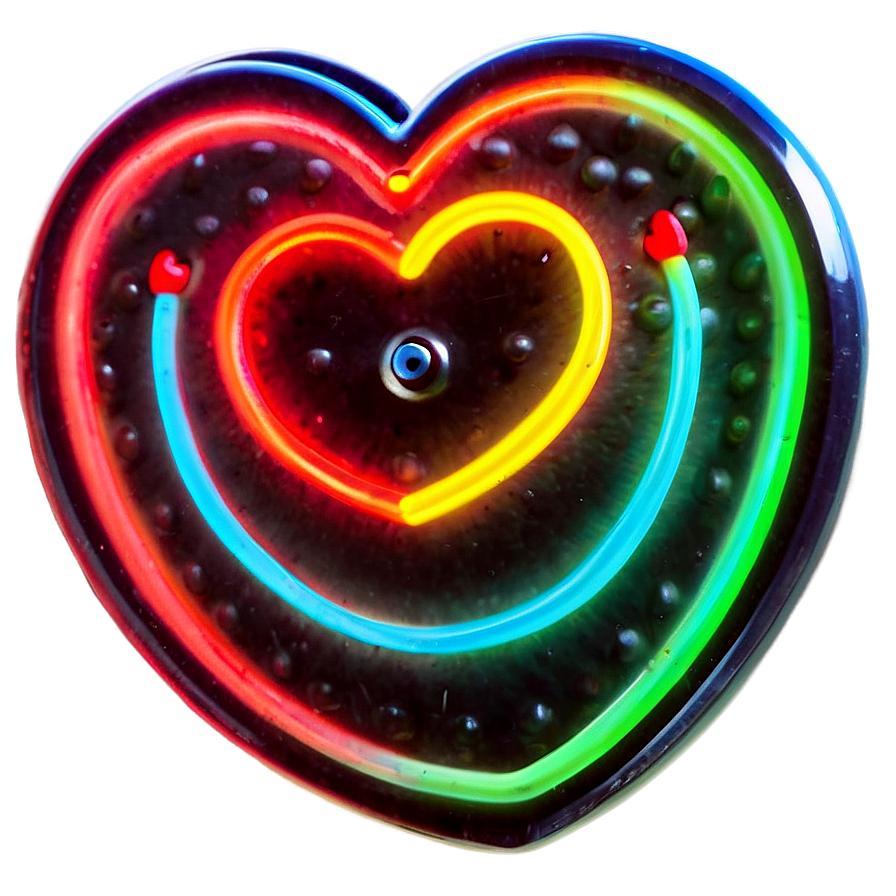 Light Up Neon Heart Png 68