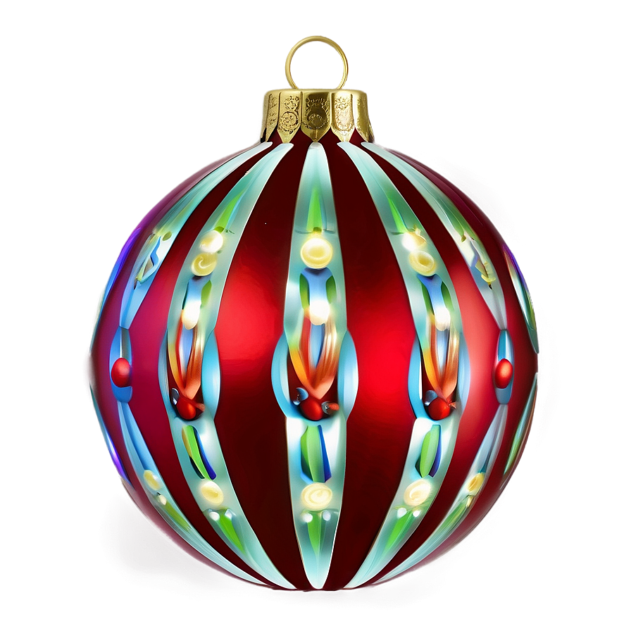 Lighted Red Ornament Png Hyt