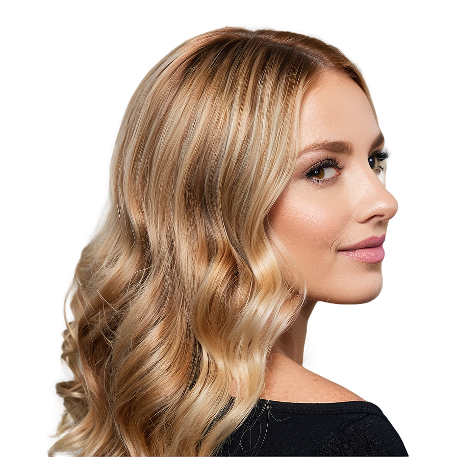 Lightened Tips Blond Hair Png 22