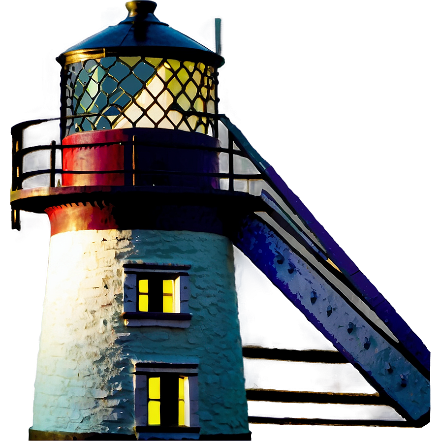 Lighthouse At Dawn Png Iym