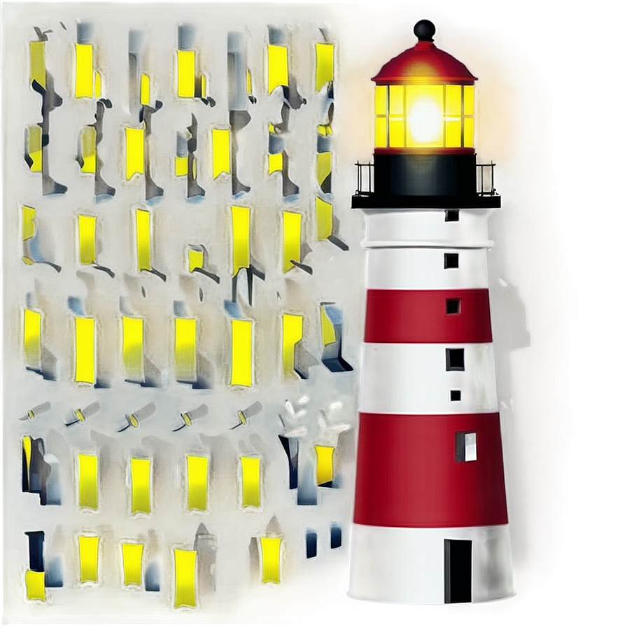 Lighthouse At Night Png 28