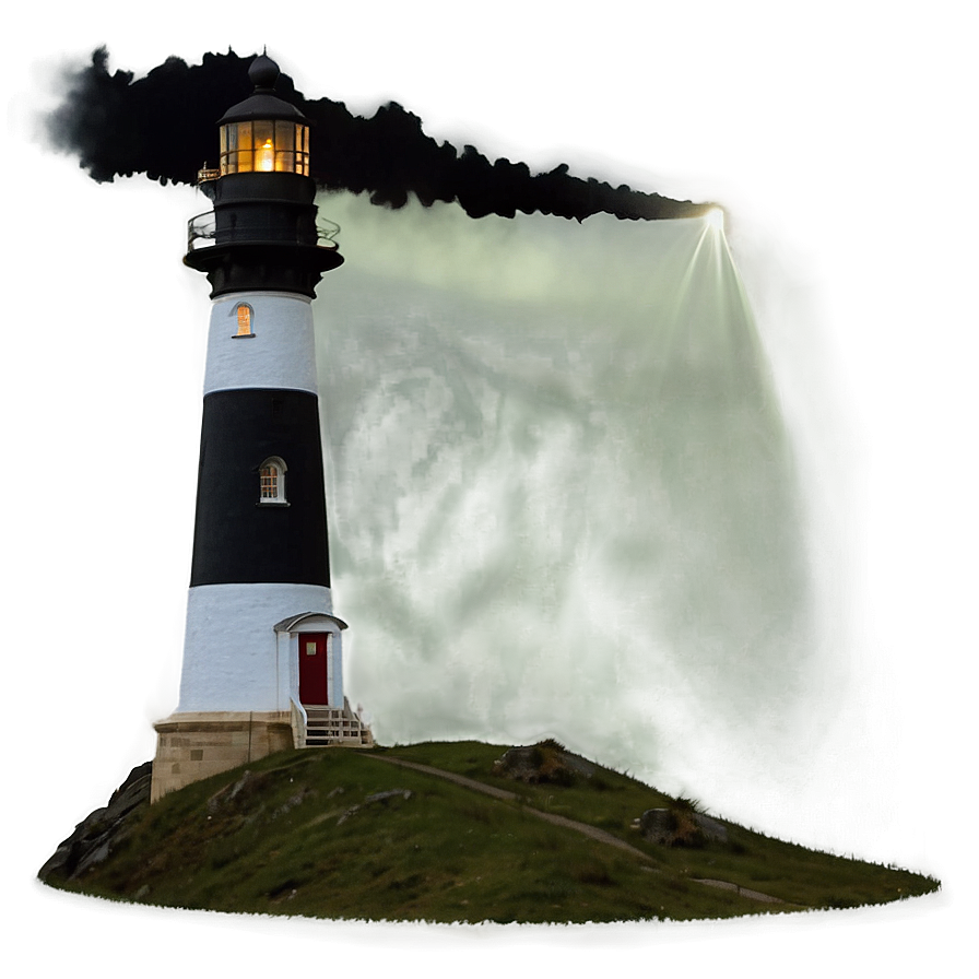 Lighthouse In Fog Png 05242024