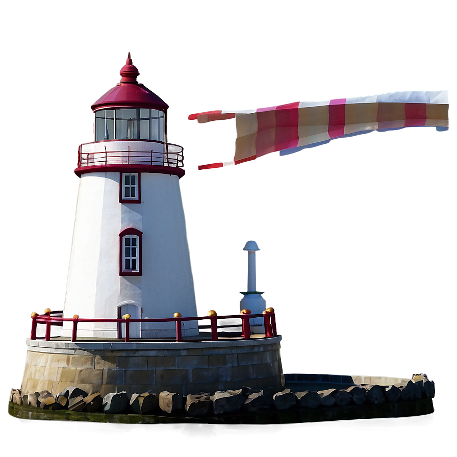 Lighthouse With Dock Png 05242024