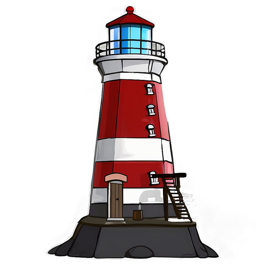 Lighthouse With Dock Png Jft9