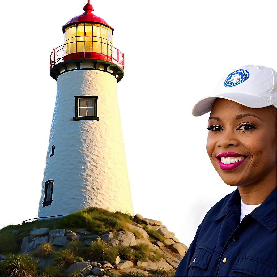 Lighthouse With Lighthouse Keeper Png 69