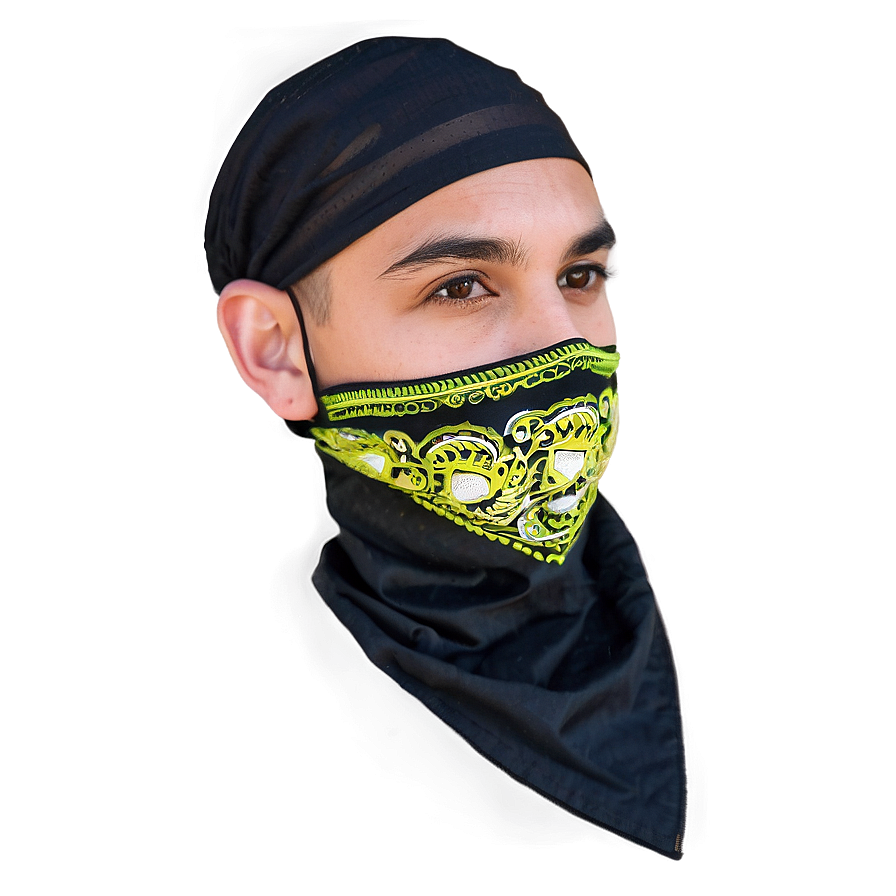 Lightweight Black Bandana Png 64