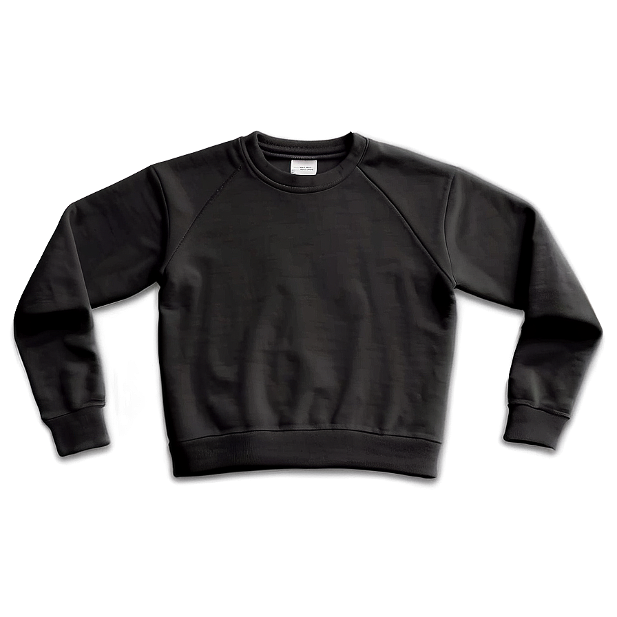 Lightweight Black Summer Sweatshirt Png 24