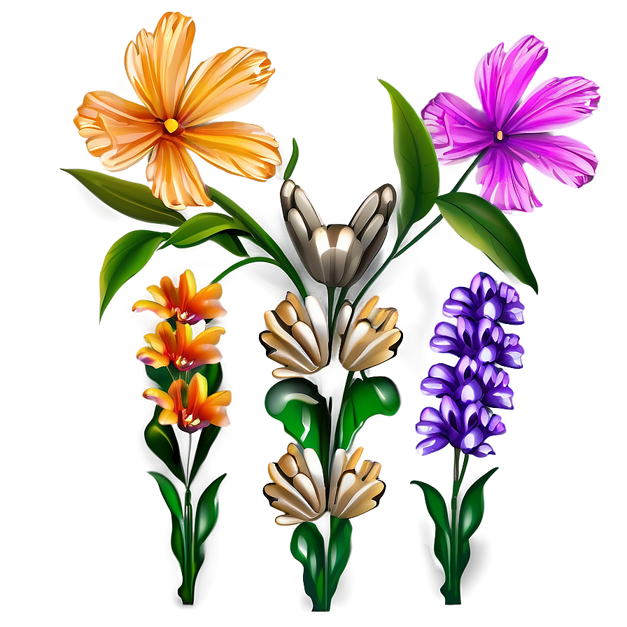 Lightweight Flower Design Png 47