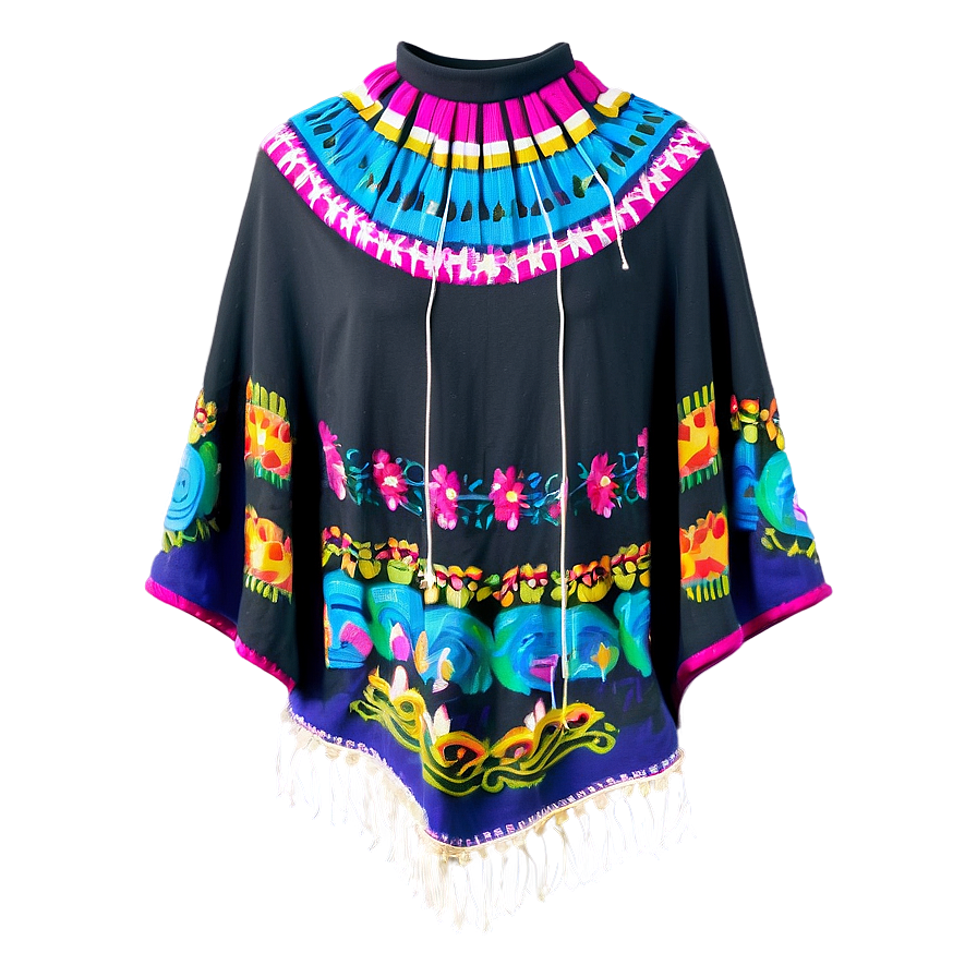 Lightweight Mexican Poncho Png 55