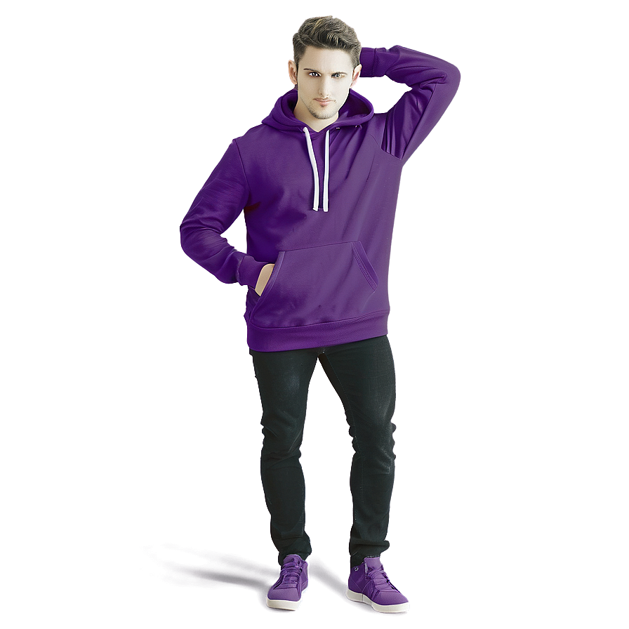 Lightweight Purple Hoodie Sketch Png Uvc