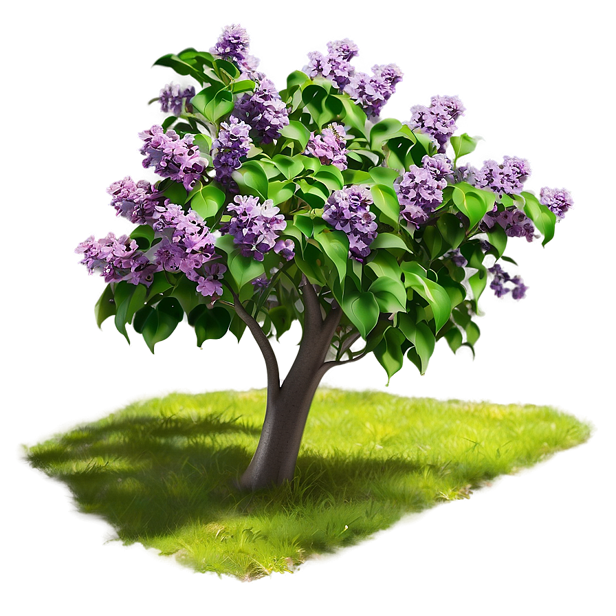 Lilac Bush Png 06122024