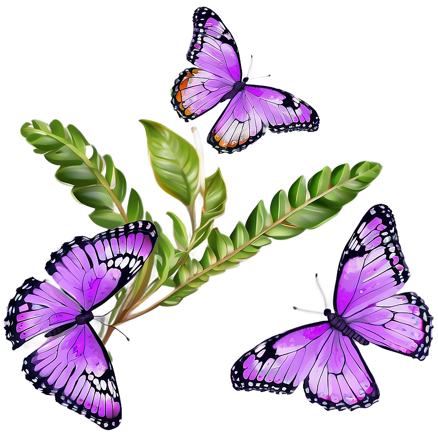 Lilac Butterfly Png 30