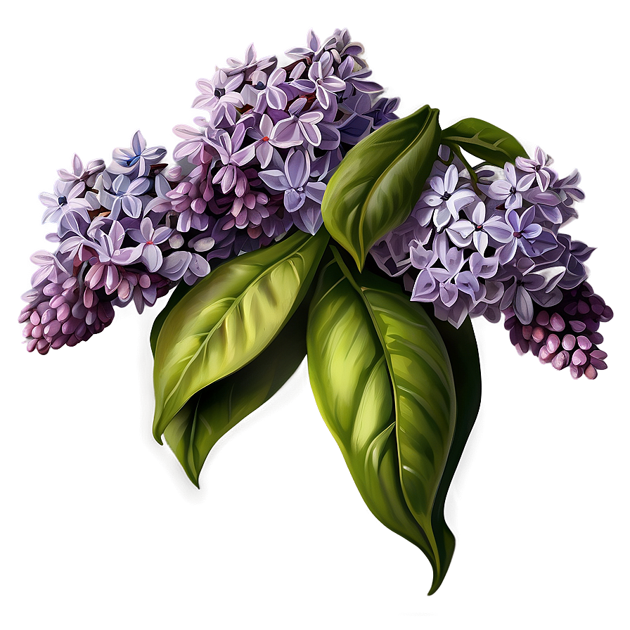 Lilac Illustration Png Bma77