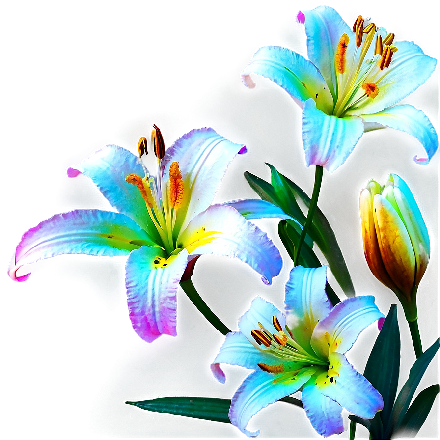 Lilies In Moonlight Png 06282024