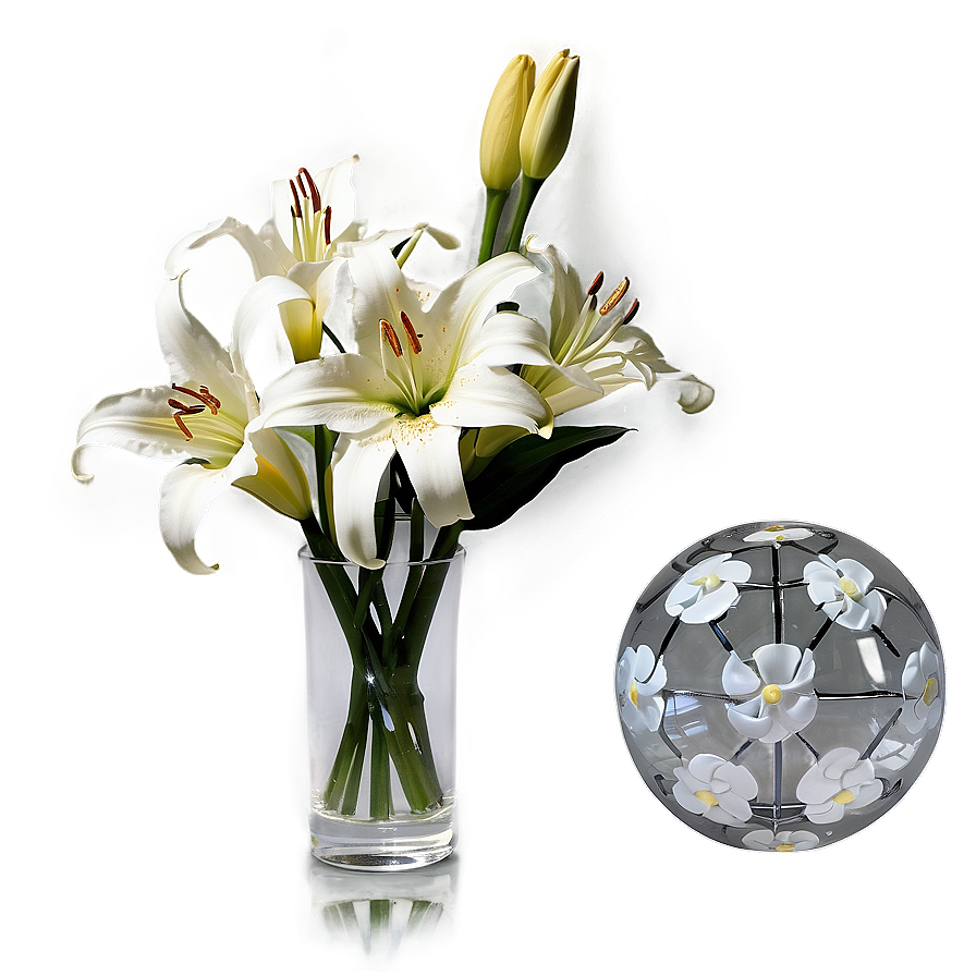 Lilies In Vase Png Fxe