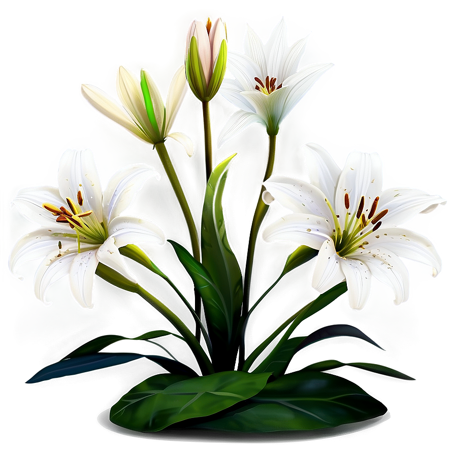 Lilies On Pond Png Gdu