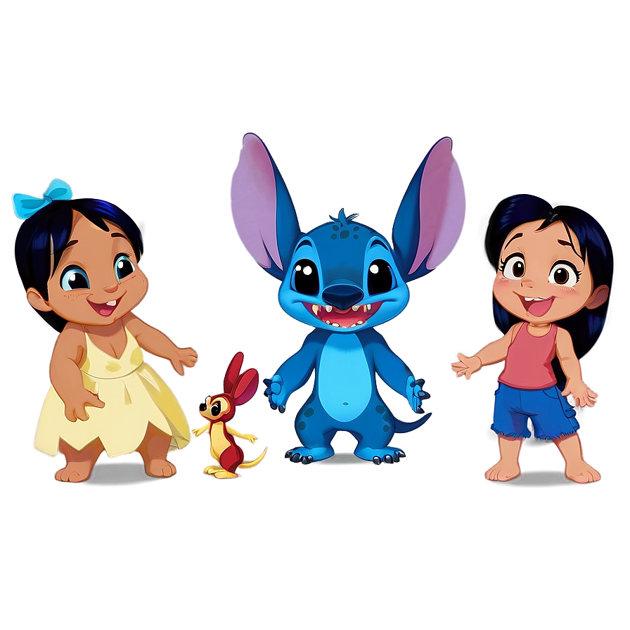 Lilo And Stitch Family Portrait Png 05212024