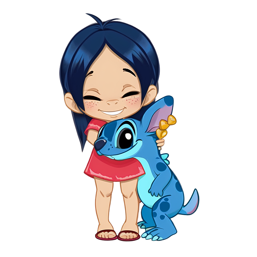 Lilo And Stitch Hug Png Msd88