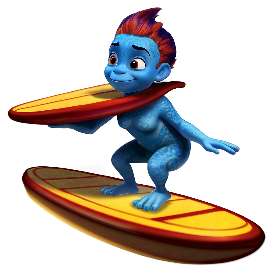 Lilo Surfing Png 37