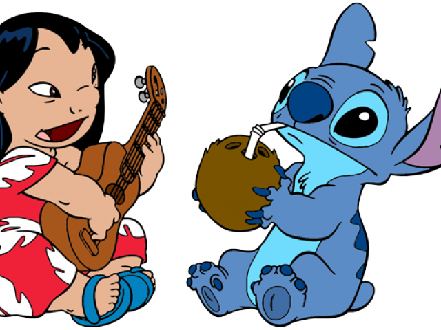 Liloand Stitch Ukuleleand Coconut