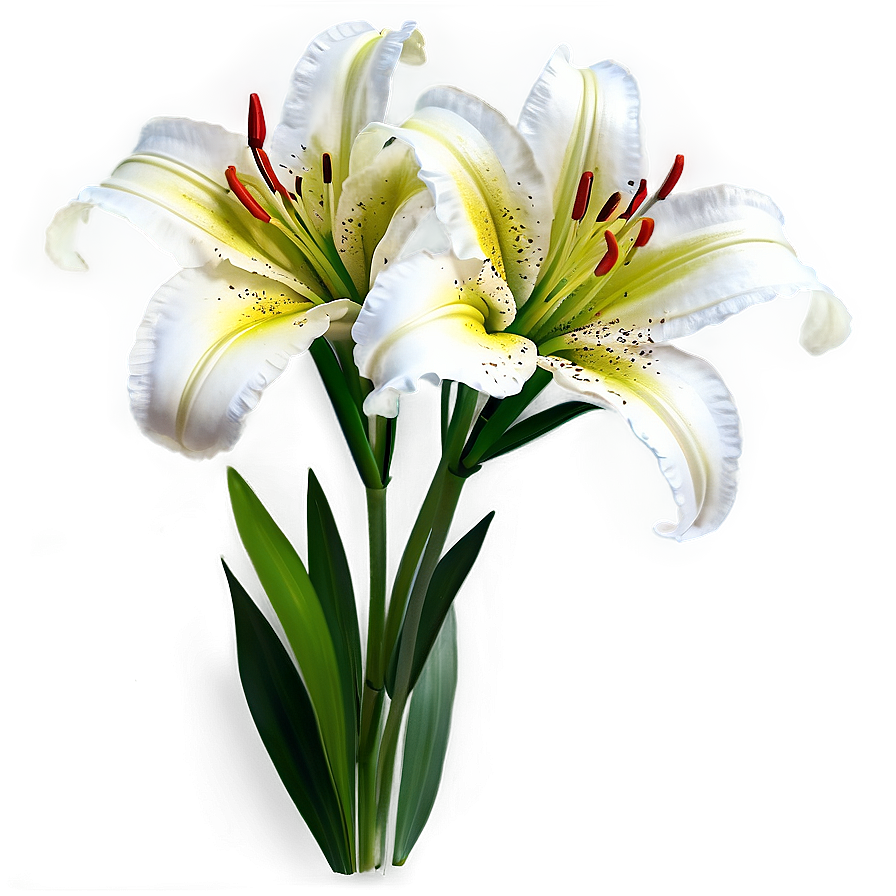 Lily Flower Arrangement Png 06272024