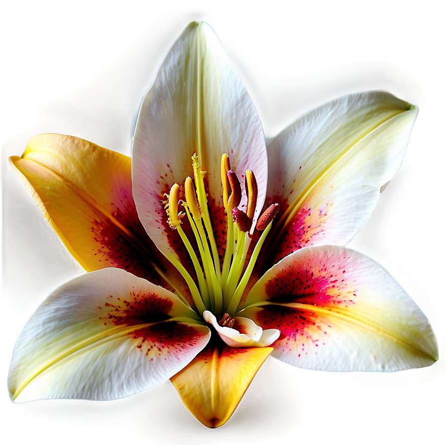 Lily Flower Sunset Scene Png Yfy