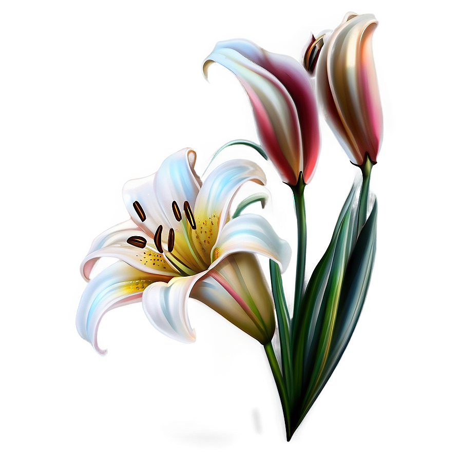 Lily Flower Tattoo Design Png Xkh51