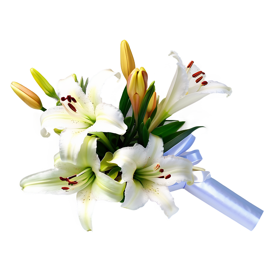 Lily Wedding Bouquets Png 72