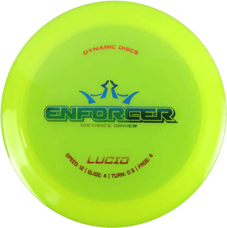 Lime Green Enforcer Distance Driver Disc