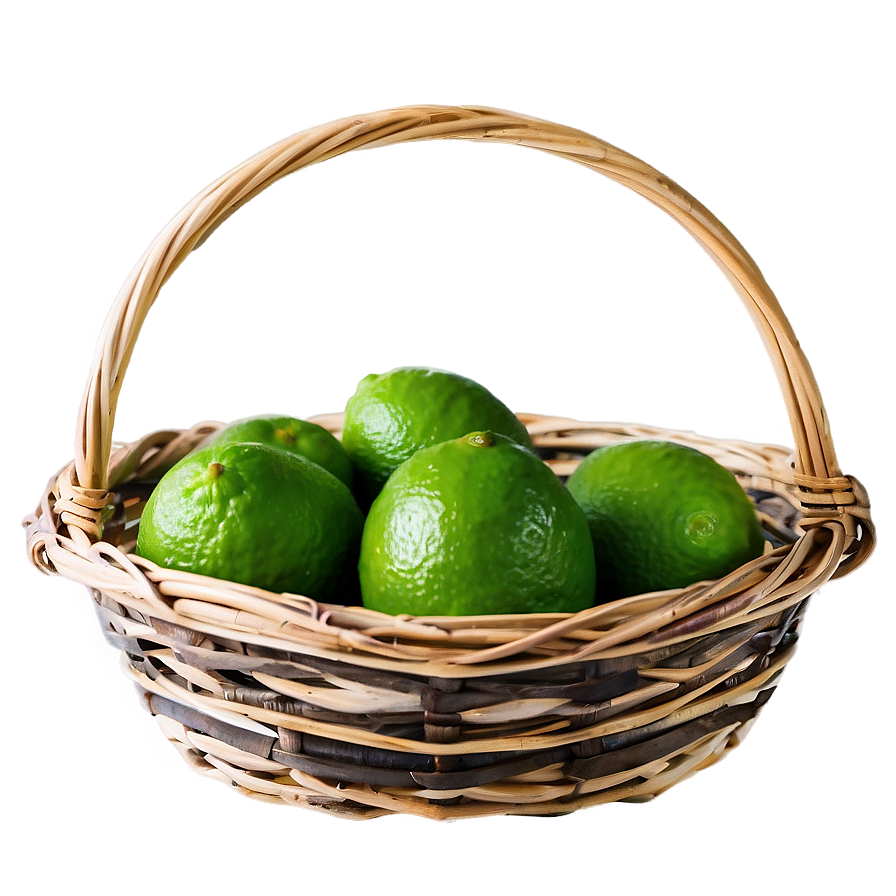 Lime In Basket Png 38